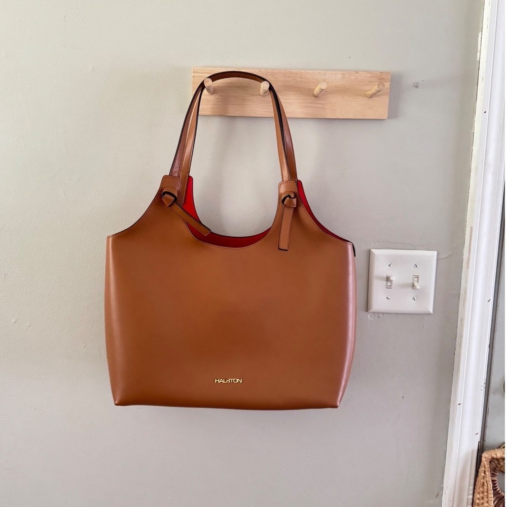 Halston Brown Tote